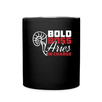 Astrologie Bélier - Mug uni - noir - Devant