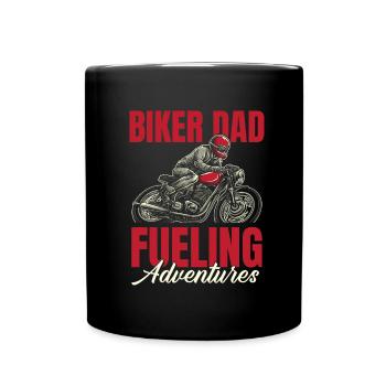 Motorrad Motard Moto Moto Papa - Mug uni - noir - Devant