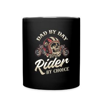 Motorrad Motard Moto Moto Papa - Mug uni - noir - Devant