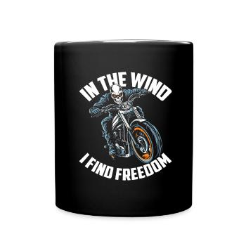 Moto Motard Motard - Mug uni - noir - Devant