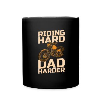 Motorrad Motard Moto Moto Papa - Mug uni - noir - Devant