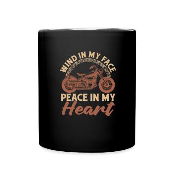 Motorrad Biker Moto Moto Thérapie - Mug uni - noir - Devant
