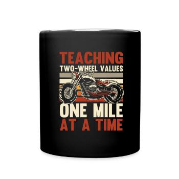 Motorrad Motard Moto Moto Papa - Mug uni - noir - Devant