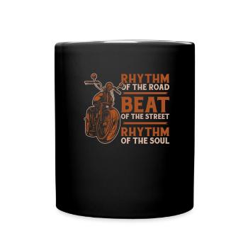 Moto Motard Moto - Mug uni - noir - Devant