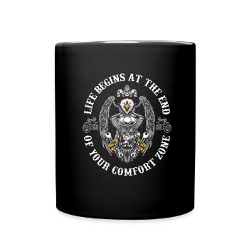 Moto Motard Motard - Mug uni - noir - Devant