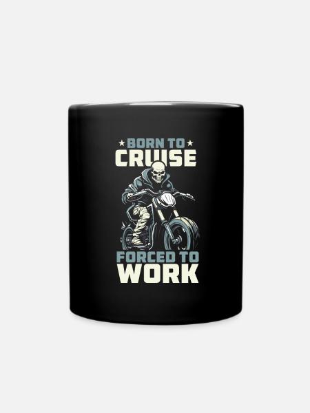 Moto Motard Motard - Mug uni - noir