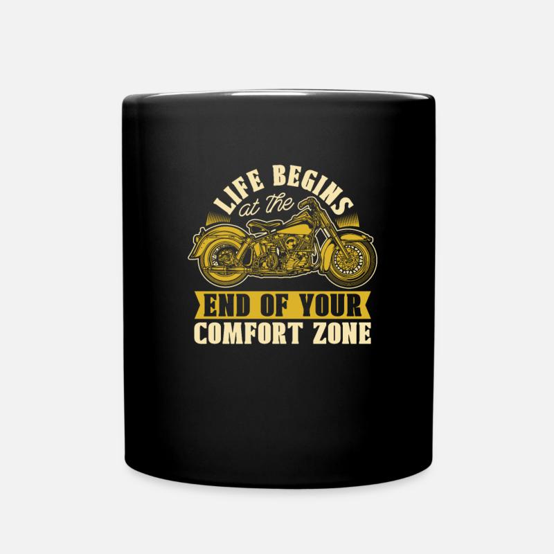 Moto Motard Moto - Mug uni - noir