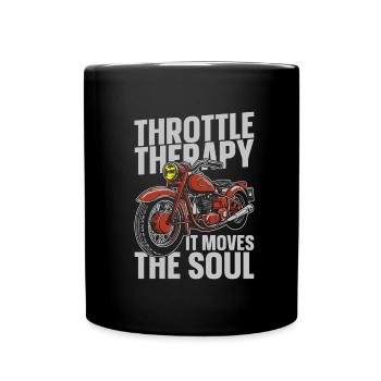 Moto Motard Motard - Mug uni - noir - Devant