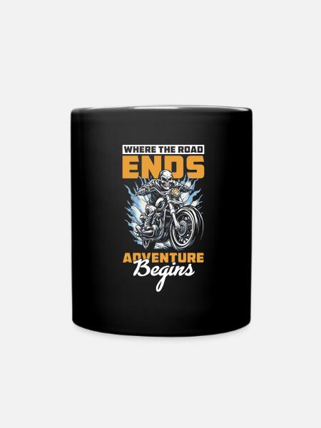 Moto Motard Motard - Mug uni - noir