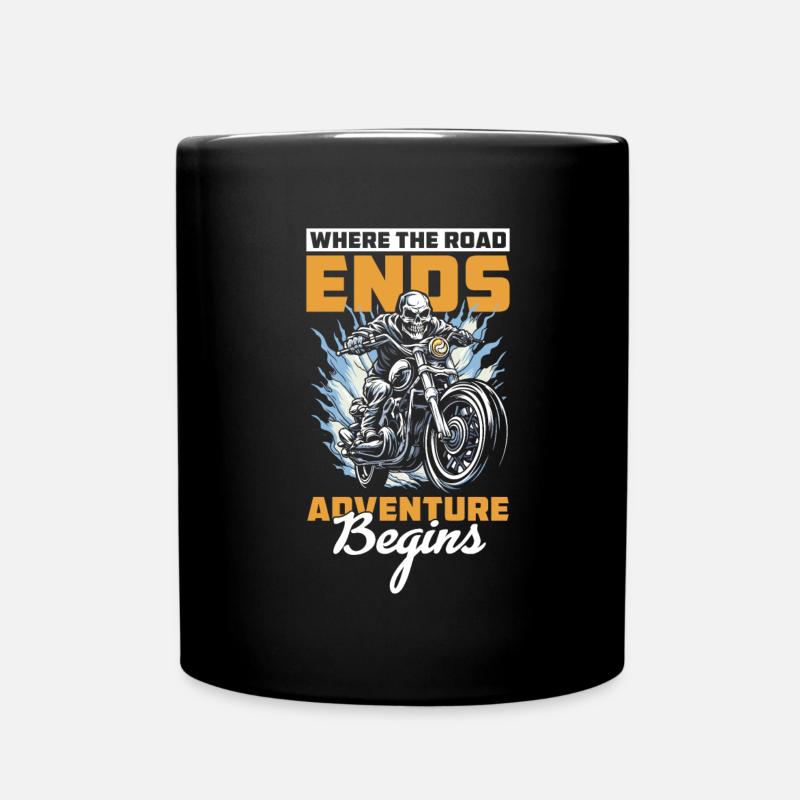 Moto Motard Motard - Mug uni - noir