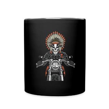 Motorrad Biker Moto Skull Moto - Mug uni - noir - Devant