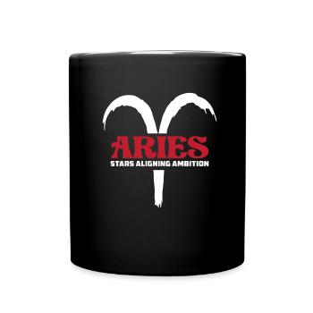 Astrologie Bélier - Mug uni - noir - Devant