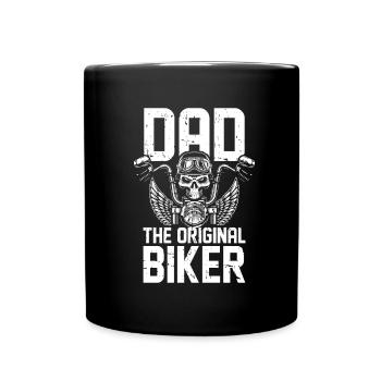 Motorrad Motard Moto Moto Papa - Mug uni - noir - Devant