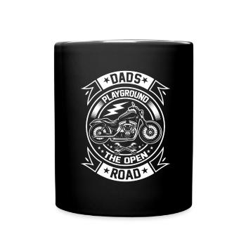 Motorrad Motard Moto Moto Papa - Mug uni - noir - Devant