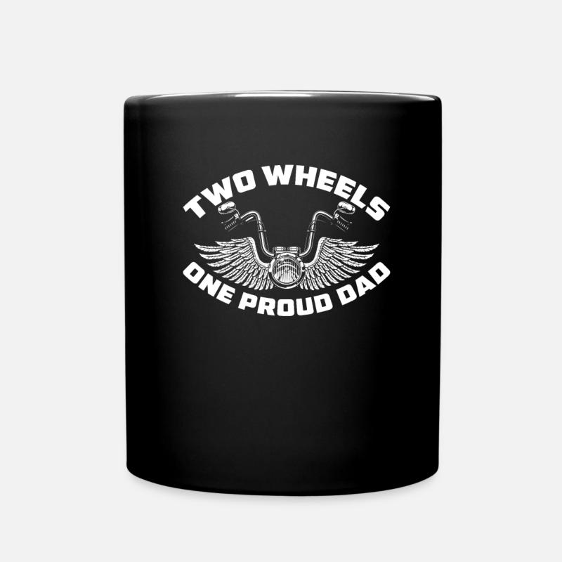Motorrad Motard Moto Moto Papa - Mug uni - noir