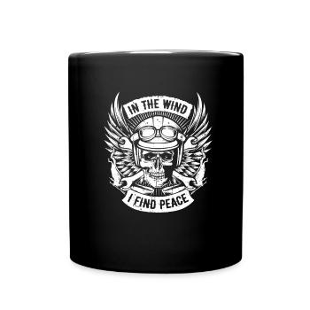 Motorrad Biker Moto Moto Thérapie - Mug uni - noir - Devant