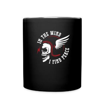 Motorrad Biker Moto Moto Thérapie - Mug uni - noir - Devant