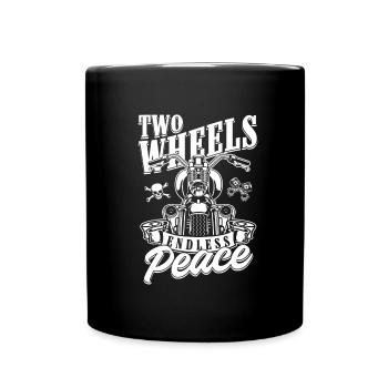 Motorrad Biker Moto Moto Thérapie - Mug uni - noir - Devant
