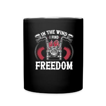 Moto Motard Motard - Mug uni - noir - Devant