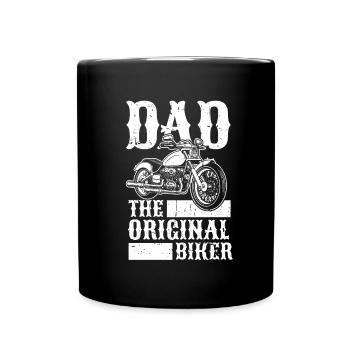 Motorrad Motard Moto Moto Papa - Mug uni - noir - Devant