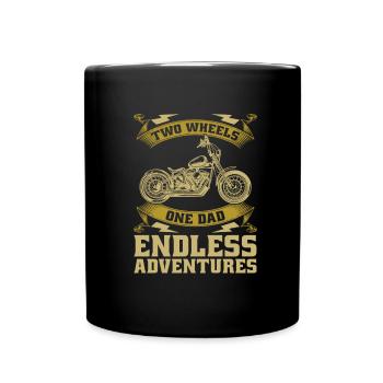 Motorrad Motard Moto Moto Papa - Mug uni - noir - Devant