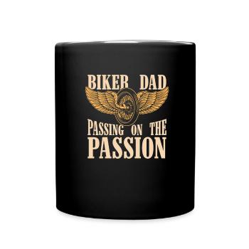 Motorrad Motard Moto Moto Papa - Mug uni - noir - Devant