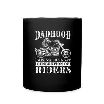 Motorrad Motard Moto Moto Papa - Mug uni - noir - Devant