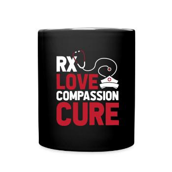 Nurse - Full Colour Mug - black - Front