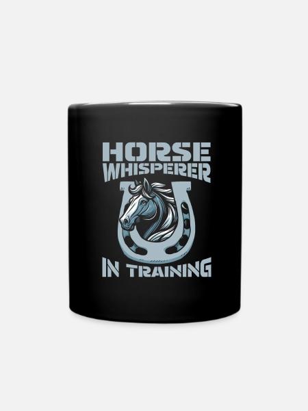Cheval équestre cheval chuchoteur - Mug uni - noir