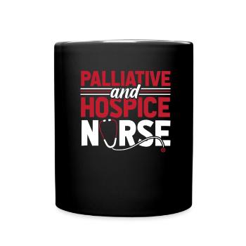Krankenschwester Infirmière en soins palliatifs et en soins palliatifs - Mug uni - noir - Devant