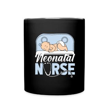 Krankenschwester Baby Neonatal Nurse - Full Colour Mug - black - Front