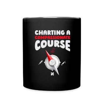Infirmier - Mug uni - noir - Devant