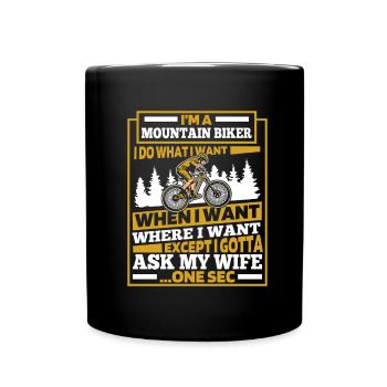VTT VTT VTT - Mug uni - noir - Devant