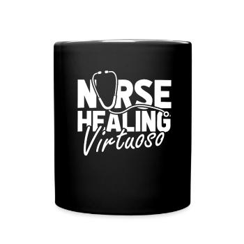 Nurse Music Nurse - Full Colour Mug - black - Front
