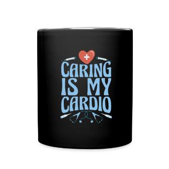 infirmier - Mug uni - noir - Devant