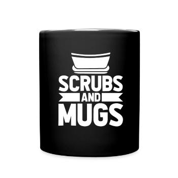Infirmier - Mug uni - noir - Devant