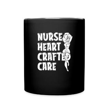 Infirmier - Mug uni - noir - Devant