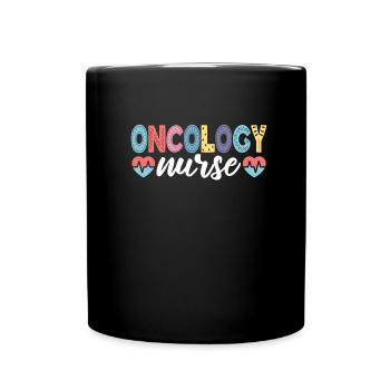 Nurse Cancer Oncology Nurse - Full Colour Mug - black - Front