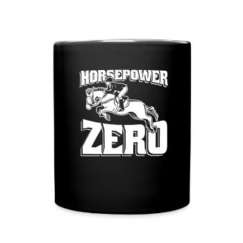 Horse Equestrian Sports - Full Colour Mug - black - Front