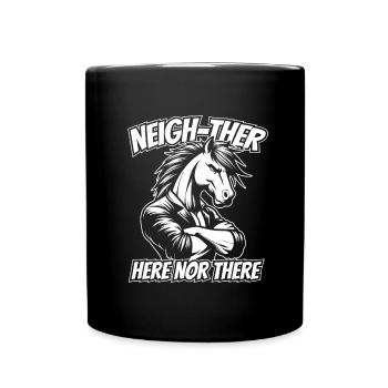 Horse Equestrian Sports - Full Colour Mug - black - Front