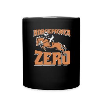 Sports équestres équestres à cheval - Mug uni - noir - Devant
