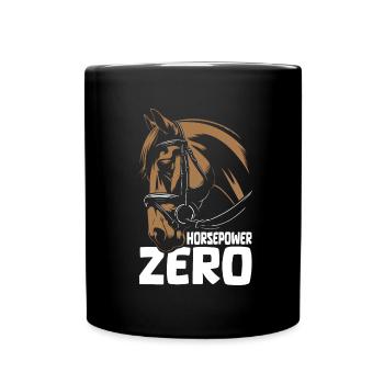 Sports équestres équestres à cheval - Mug uni - noir - Devant