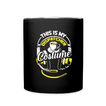 Emergency Call Control Center Operations Center - Full Colour Mug - black - Front