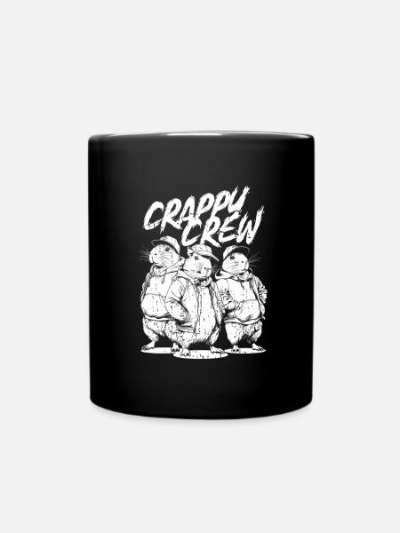 Capybara Wasserschwein - Tasse einfarbig - Schwarz