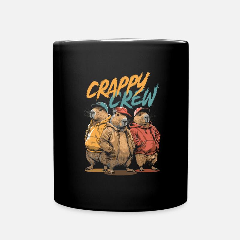 Capybara Capybara Drôle - Mug uni - noir