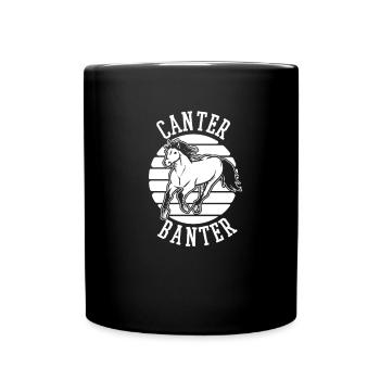 Horse Equestrian Sports - Full Colour Mug - black - Front