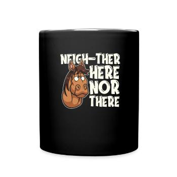 Horse Equestrian Sports - Full Colour Mug - black - Front