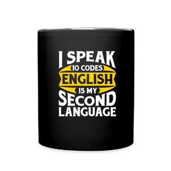 Emergency Call Control Center Operations Center - Full Colour Mug - black - Front