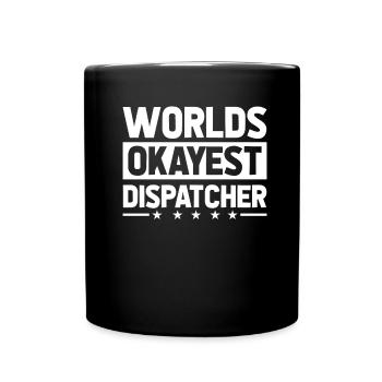 Emergency Call Control Center Operations Center - Full Colour Mug - black - Front