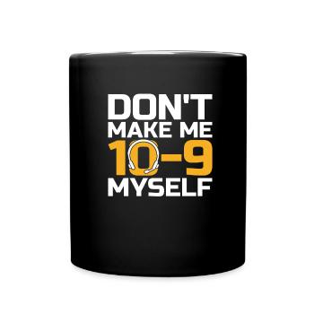 Emergency Call Control Center Operations Center - Full Colour Mug - black - Front